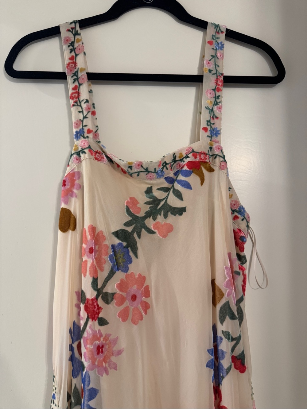 Free People Falling Petals Velvet Maxi Dress - Picture 5 of 10